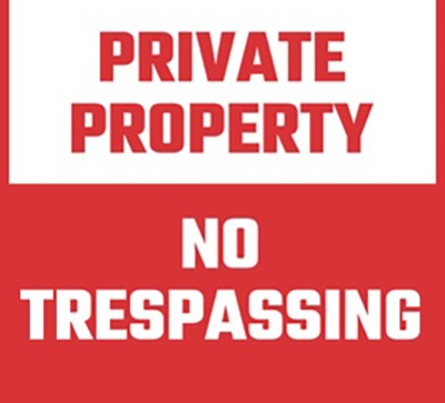 No Trespassing Signs