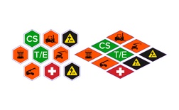 STANDARD HARDHAT STICKERS