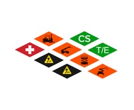 STANDARD HARDHAT STICKERS